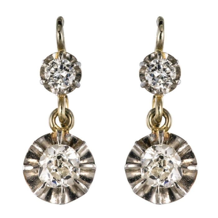 Boucles d'oreilles Boucles d'oreilles dormeuses diamants 58 Facettes 19-322