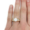 Bague 53 Bague solitaire accompagné, 2,25 carats, F/VS1. 58 Facettes 28153