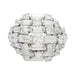 Bague 49 Bague dôme Van Cleef & Arpels en platine et diamants. 58 Facettes 29356-1
