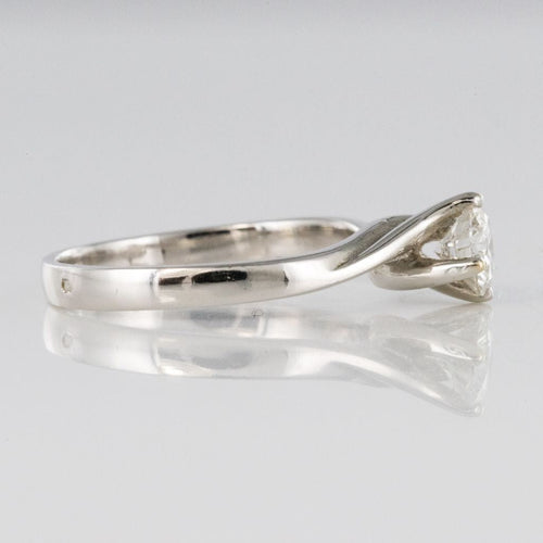 Bague 48 Solitaire or blanc diamant 58 Facettes 00-145-5677559-53