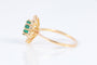 Bague 57 Bague Marguerite Emeraude Diamants 58 Facettes 1