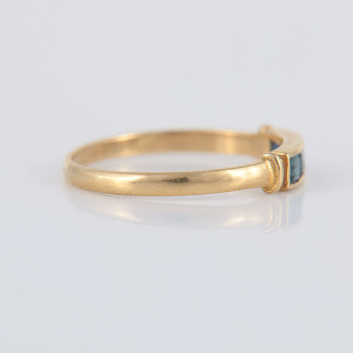 Bague Bague Jarretière Saphir Or jaune 58 Facettes