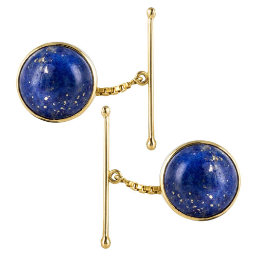 Boutons de manchette Boutons de manchettes Lapis lazuli 58 Facettes 19-681