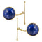 Boutons de manchette Boutons de manchettes Lapis lazuli 58 Facettes 19-681