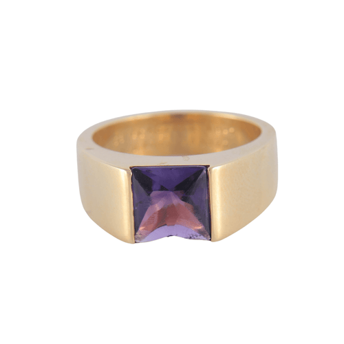 Bague 53 CARTIER BAGUE TANK AMÉTHYSTE 58 Facettes