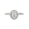 Bague 55 Bague Diamant Garden Ovale 58 Facettes 002.926