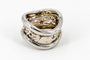 Bague 54 Van der Bauwede Bague Or blanc 58 Facettes 00009GD