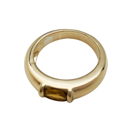 Bague 59 Bague Chaumet en or jaune et citrine. 58 Facettes 30461