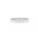 Bague 54 / Blanc/Gris / Or 750 Demi-alliance 11 Diamants 58 Facettes R220040