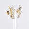 Boucles d'oreilles Boucles d'oreilles vintage fleurs diamants 58 Facettes 19-673
