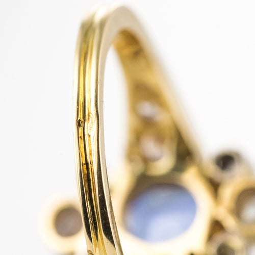 Bague 54 Bague saphir et diamants 58 Facettes CK1084-52