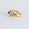 Bague 51 Bague Saphir cabochon 20 Diamants 58 Facettes FM106