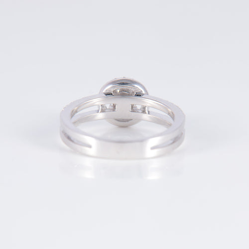 Bague Bague Solitaire Diamant 0.43ct Couleur D 58 Facettes 1