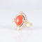 Bague Bague Corail Diamants 58 Facettes 0