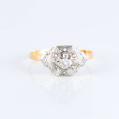 Bague 60.5 Bague style Art Déco 58 Facettes JE234