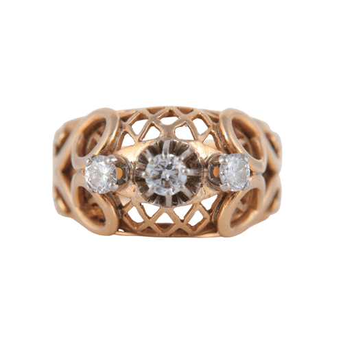 Bague Bague Vintage 1950 58 Facettes