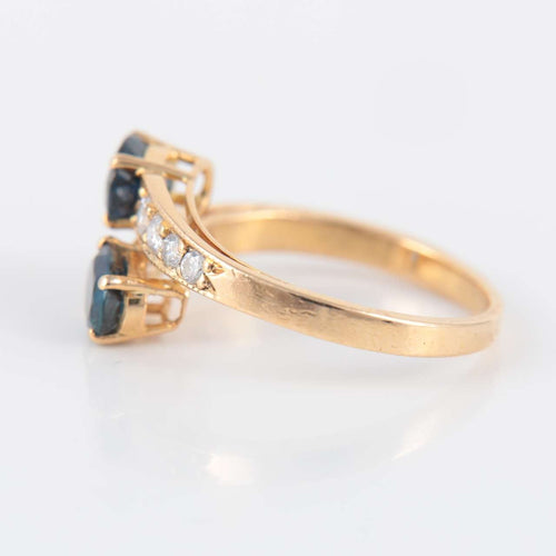 Bague 51 Bague Toi & Moi Saphirs 58 Facettes 1