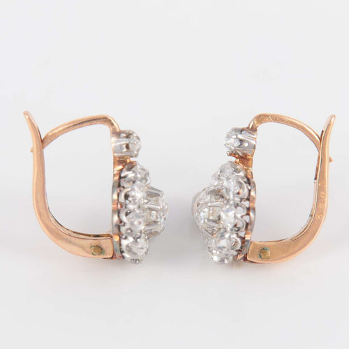 Boucles d'oreilles Boucles d'oreilles Style Pompadour Diamants 58 Facettes 0