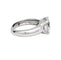 Bague 53 Bague solitaire diamant de 4,20 carats en or blanc. 58 Facettes 30277