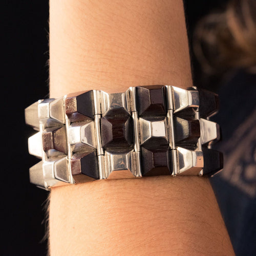 Bracelet Bracelet argent et bois de rose 58 Facettes 20-019