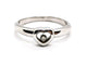 Bague 65 Chopard Bague Coeur Happy Diamonds Or blanc Diamant 58 Facettes 1160016CN