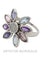 Bague 57 Bague fleur moderne 58 Facettes 18361