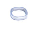 Bague 54 Dinh Van Bague Alliance Or blanc 58 Facettes 841205CN