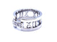 Bague 50 Tiffany & Co Bague Atlas Or blanc Diamant 58 Facettes 997153CN