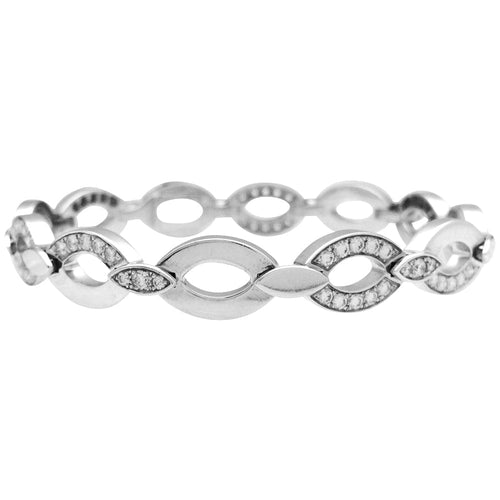 Bracelet Bracelet Cartier en or blanc, modèle "Diadéa", diamants. 58 Facettes 24696