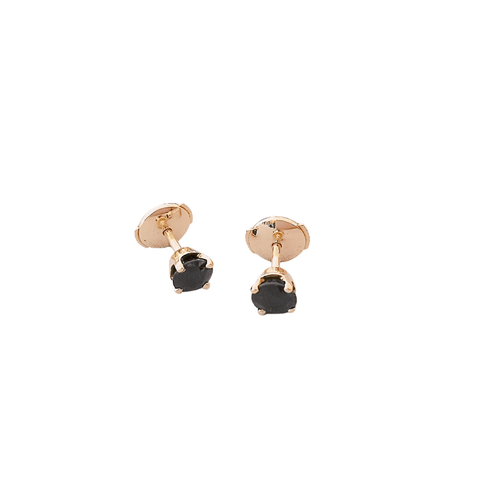 Boucles d'oreilles Boucles d'oreilles puces clous Saphirs Alpa Or 18 K 58 Facettes AA 1474