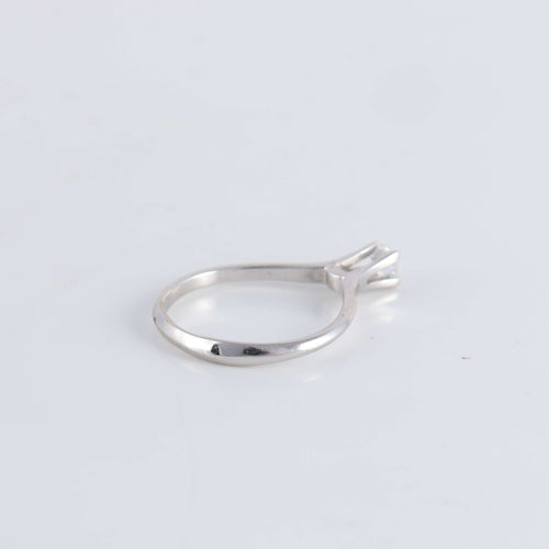 Bague 49 Bague Solitaire 0.16ct 58 Facettes FM104