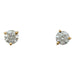 Boucles d'oreilles Puces d'oreilles en or jaune, diamants. 58 Facettes 30029