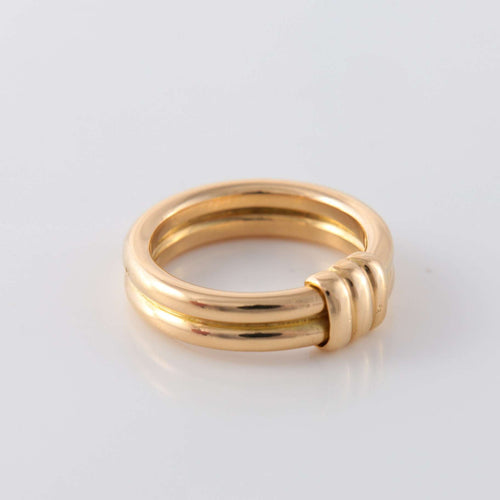 Bague 54 CHAUMET Bague Double anneau 58 Facettes 1