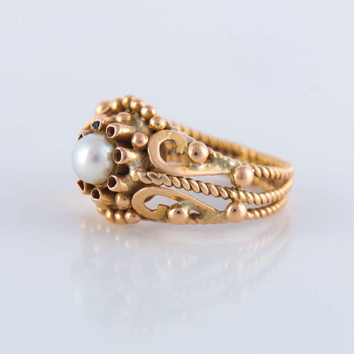 Bague 53 Bague Multifils Perle 58 Facettes 161