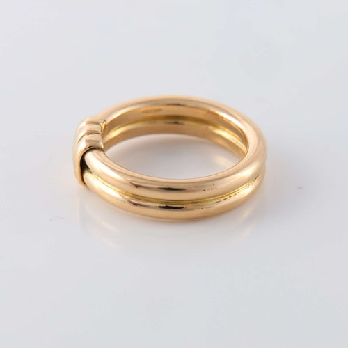 Bague 54 CHAUMET Bague Double anneau 58 Facettes 1