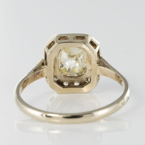 Bague 54 Bague diamant champagne et diamants brillants 58 Facettes 17-305-54-1