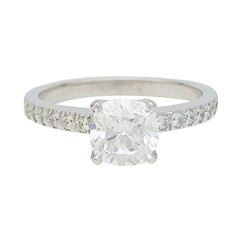 Bague 50 Bague Tiffany & Co. platine, diamant 0,93 carat. 58 Facettes 30552