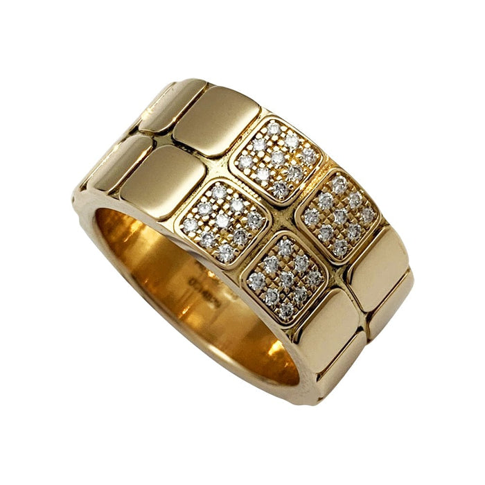 Bague 53 Bague Hermès, "Nil", or jaune, diamants. 58 Facettes 30085