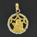Pendentif Médaille ange en or et perles fines 58 Facettes 13-231B