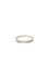 Bague 50.5 Demi-Alliance or blanc diamants 0,3 ct 58 Facettes J75