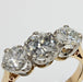 Bague 55 Bague ancienne diamants en jarretière 58 Facettes 21-001-50