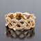 Bague 52 Bague or rose diamants arabesques 58 Facettes 14-290-8471614-52