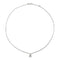Collier Collier en or blanc diamant taille poire 1,09 carat. 58 Facettes 30493