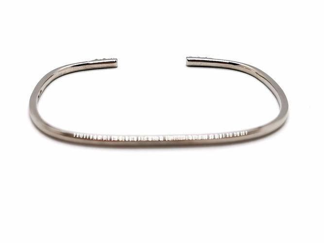 Bracelet Bracelet Jonc Or blanc Diamant 58 Facettes 1126566CN