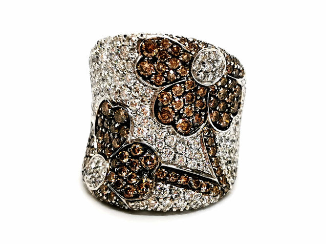 Bague 56 Bague Or blanc Diamant 58 Facettes 1161905CN