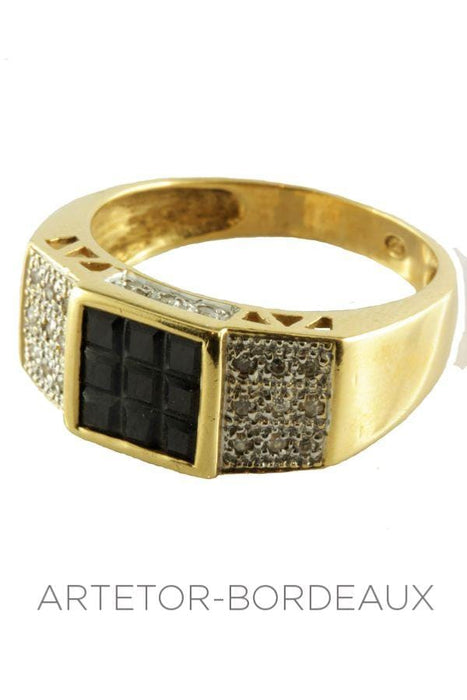 Bague 54 Bague saphirs et diamants 58 Facettes 3871