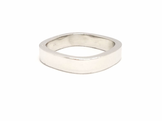 Bague 54 Dinh Van Bague Alliance Or blanc 58 Facettes 841205CN