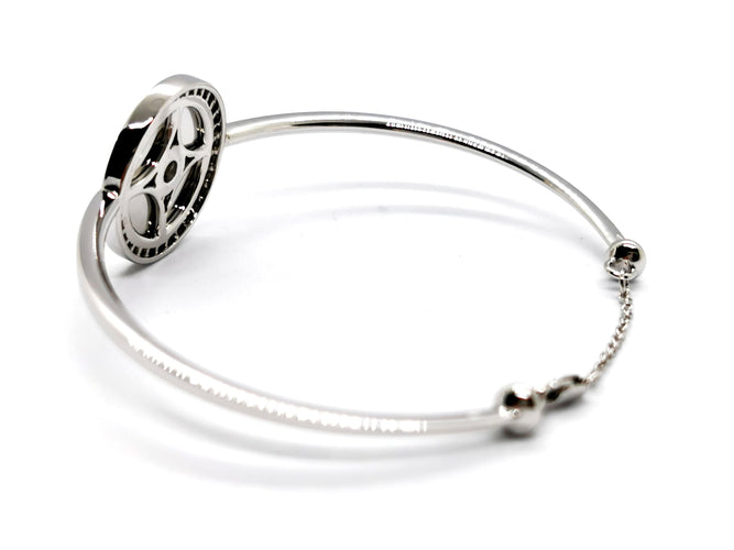 Bracelet Bracelet Jonc Or blanc Diamant 58 Facettes 1126003CN