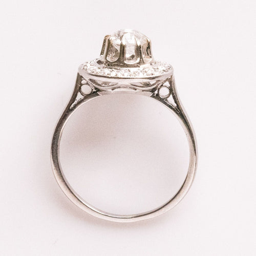 Bague 50 Bague ronde diamants art déco 58 Facettes 20-251-52