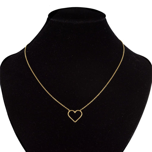 Collier Coeur en or et sa chaine 58 Facettes 20-041A